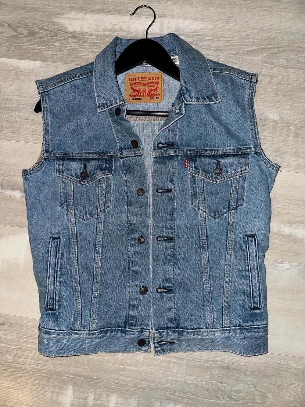 Levi Strauss & Co. Standard Women's Denim Vest Size XS